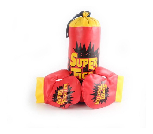 Juego Boxeo Box Infantil Guantes Oferta Dia Del Niño Pack X3