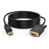 Cable Displayport A Vga De 15 Pies, Chapado En Oro Vga A Pu