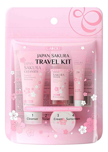 Set De Viaje De 3 Piezas, Crema Facial, Esencias, Loción Fac