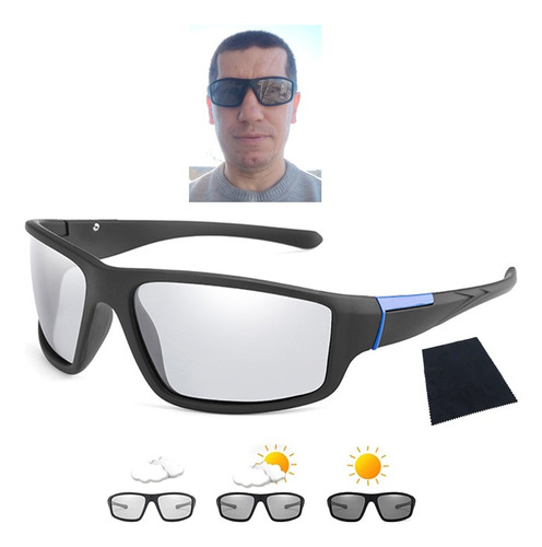 Gafas De Sol Fotocromáticas Uv400 Polarizadas Hd Deportes De