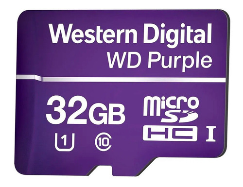 Cartão De Memória 32gb Sd Wd Purple