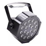 Pack 2 Foco18 Led Uv Negro Luz Dmx Fiesta Fluor