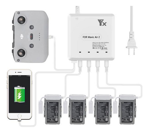 Dji Mavic 2 Pro Multi Battery Charger Intelligent Charging A