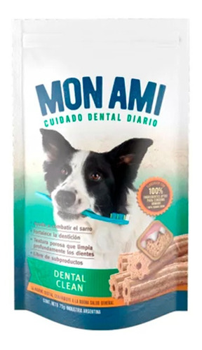 Snack Dental Mon Ami Premium 100% Natural P/ Perros 75 Gr