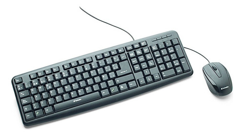 Kit Teclado Mouse Verbatim 98111 Alambrico Usb Español