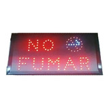 Letreros Led Luminoso No Fumar 48x25cm 