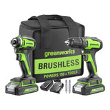 Taladro Inalámbrico Destornillador De Impacto Greenworks 24v