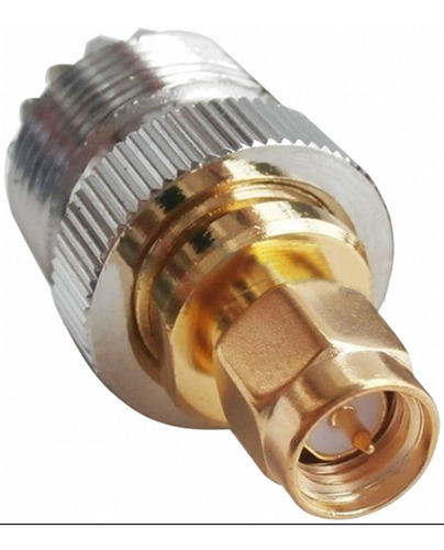 Adaptador Conector Uhf Femea So239 X Sma Macho Para Antena