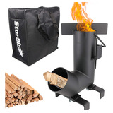 Camping Rocket Stove By Starblue With Free Carrying Bag - A