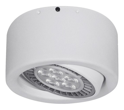 Spot Plafon Monovolumen Movil 411 Blanco Ar111 Apto Led Sl