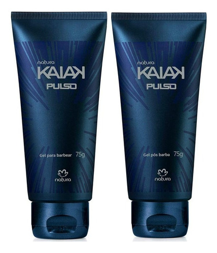 Kit Gel Para Barbear E Pós Barba 75g Cada Kaiak Pulso Natura