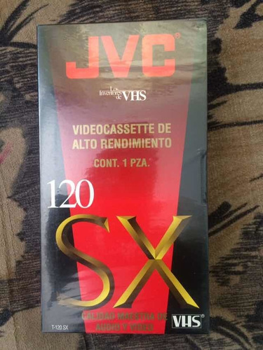 Video Cassette Vhs- Jvc. T120 Nuevo