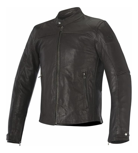 Chamarra Alpinestars De Piel Brera Air Flow Negro