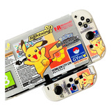 Nintendo Switch Oled Protector Pokémon Pikachu Joy Con Niños