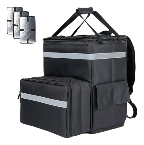 Mochila Térmica Multifuncional Delivery Backpack Repartidor Tipo Uber Con Divisores Grande