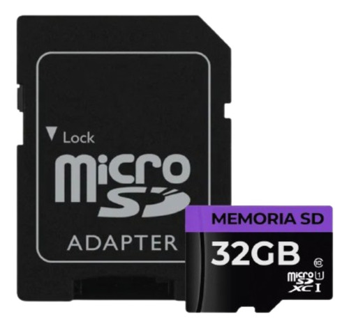 Tarjeta De Memoria Micro Sd 32 Gb Clase 10 Cámara Seguridad