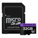 Tarjeta De Memoria Micro Sd 32 Gb Clase 10 Cámara Seguridad