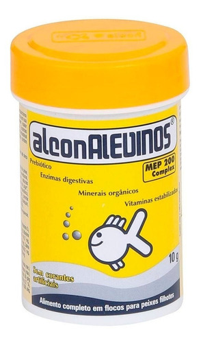 Ração Alcon Para Peixes Alevinos 10g