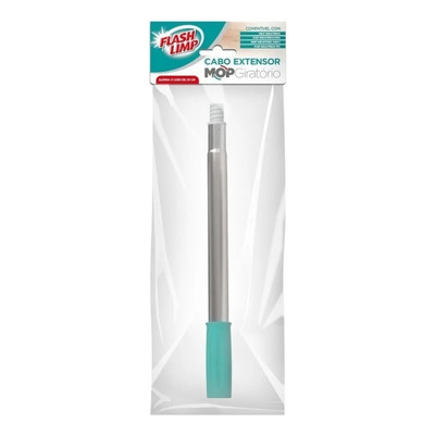 Cabo Extensor 28cm Mop Spin Esfregão Giratorio Flash Limp | MercadoLivre
