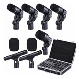 Kit Microfono Para Bateria Takstar Dms7 7mic Set Microfonos