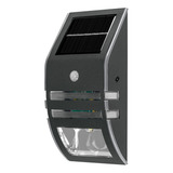 Lampara Solar 2 Leds Con Sensor De Luz Voltech 46362