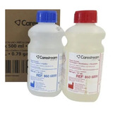 Kit Carestream 1 Revelador + 1 Fijador 500ml Dent