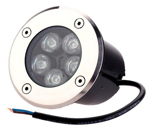 18 Foco Led Piso 5w Exterior Embutido Alto Trafico