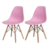 2 Un. Cadeiras Eames Eiffel Para Mesa  Organizadora 82x54cm