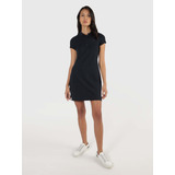 Vestido Azul Tipo Polo Bordada De Mujer Tommy Hilfiger