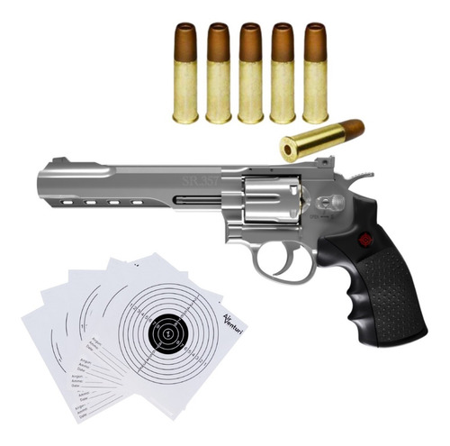 Marcadora Co2 Airsoft  Sr357 Bbs .177 Crosman Revolver Xtm C