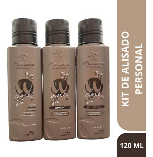 Kit Alisado Personal Monodosis Sin Formol Floractive 120 Ml