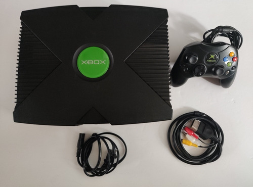 Consola Microsoft Xbox Clasico + 1 Control + 1 Dvd + Juegos