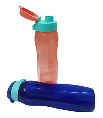 Botella De Agua Tupperware Aquaslim 750 Ml 4 Piezas