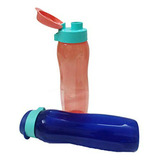 Botella De Agua Tupperware Aquaslim 750 Ml 4 Piezas