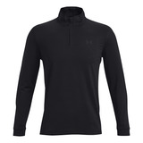 Polerón Golf Ua Playoff ¼ Zip Negro Hombre