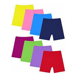 Shorts De Danza Para Niñas, Pack De 8.