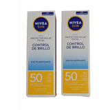 Nivea Protector Solar Facial Pack  2 Control Brillo Fps 50
