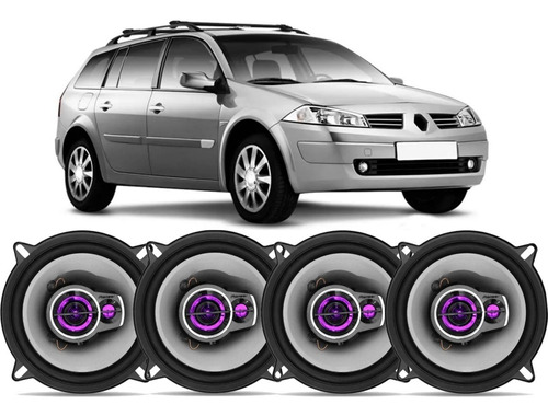 Kit Alto Falante Pioneer Original Renault Megane Gt 5p 200w