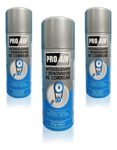  Aerosol Antideslizante Para Correas X 440cc Proair X 3un