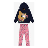 Conjunto Infantil Jaqueta Com Legging Rovi Kids Azul