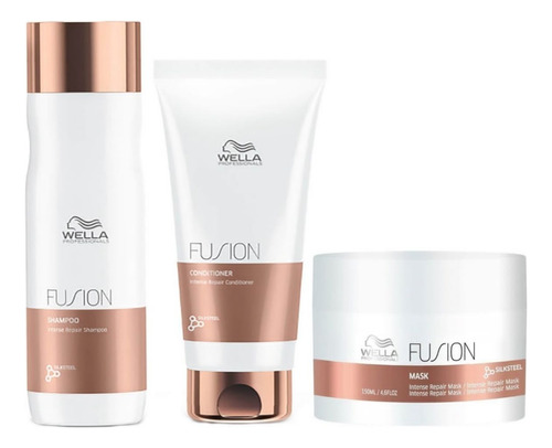 Wella Fusion Kit X 3 Productos - mL a $400