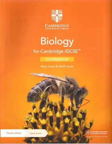 Cambridge Igcse Biology  Coursebook With Digital 4th Ed, De Jones, Mary & Jones, Geoff. Editorial Cambridge University Press, Tapa Blanda En Inglés