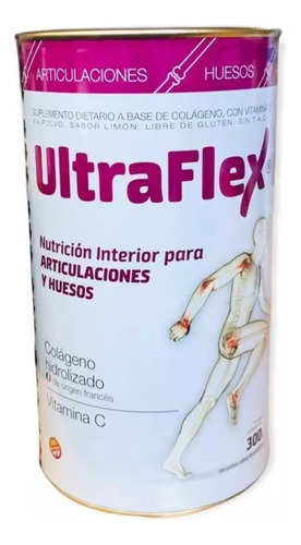 Suplemento Ultraflex 300gr Colageno Polvo Limon Vence 2026