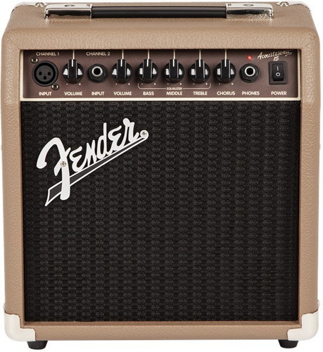 Amplificador Fender Guitarra, Acoustasonic 15 120v Portátil