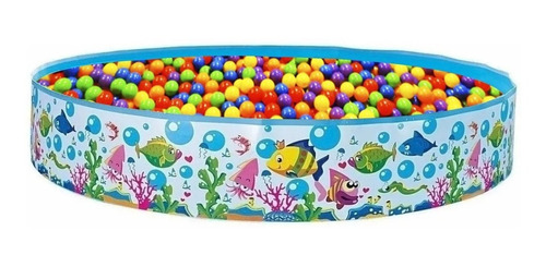 Pileta Pelotero Rigida Para Bebes Niños 125 Cm Agua Premium