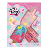 Set De Maquillaje Infantil Forma De Helado Doble Tiny 3027