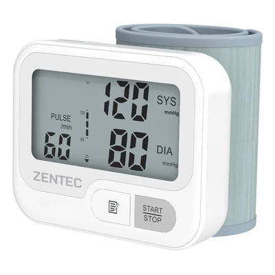 Tensiómetro Digital De Muñeca Automático Zentec Tdmz10 Blanco | MercadoLibre