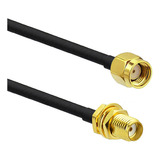 Cabo Coaxial Extensor Rg58 5 Metros Rp-sma Macho X Sma Femea