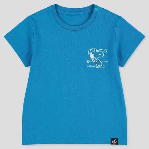 Playera Snoopy Para Bebé, Uniqlo, Producto Oficial Peanuts V