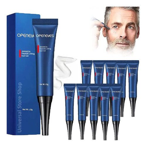 10 Crema Contorno Ojos Hombre Tratamiento Arruga Ojera Bolsa